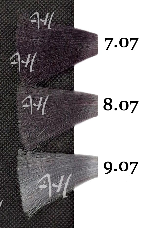 ICON ECOTECH NATURAL VIOLETA: Rubio natural violeta 7.07, Rubio claro natural violeta 8.07, Rubio muy claro natural violeta 9.07