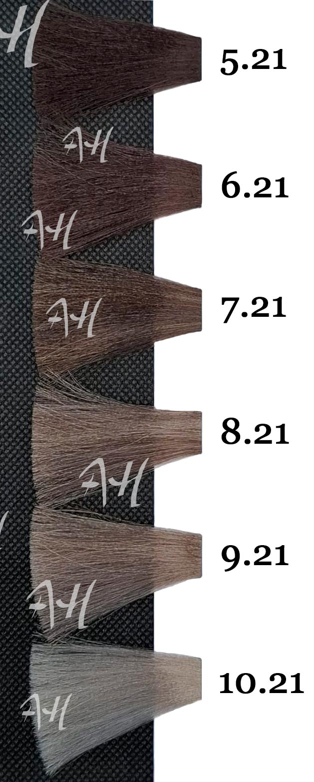 ICON ECOTECH PERLADO: Rubio perlado 7.21, Rubio claro perlado 8.21, Rubio muy claro perlado 9.21, platino perlado 10.21