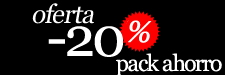 Oferta -20% pack ahorro