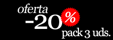 Oferta -20% pack de tres