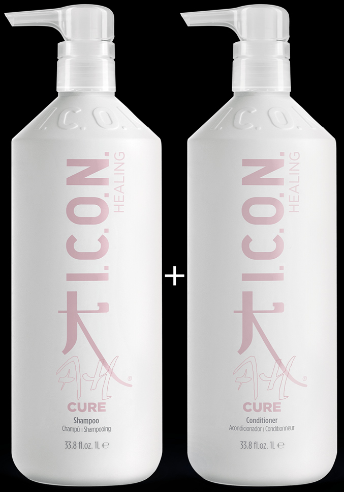 Pack ahorro: champú + acondicionador CURE de ICON